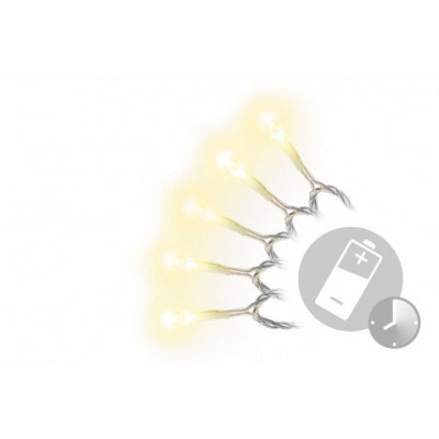 NEXOS Vianočná reťaz  5 m, 50 LED diód, teplá biela