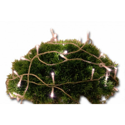 NEXOS Vianočná reťaz  5 m, 50 LED diód, teplá biela