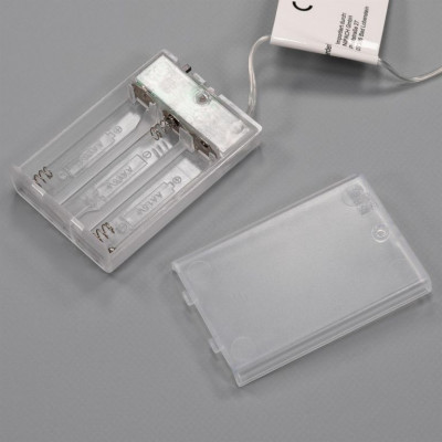 NEXOS osvetlenie- strieborný drôt, 64 LED, teplá biela, 2 ks