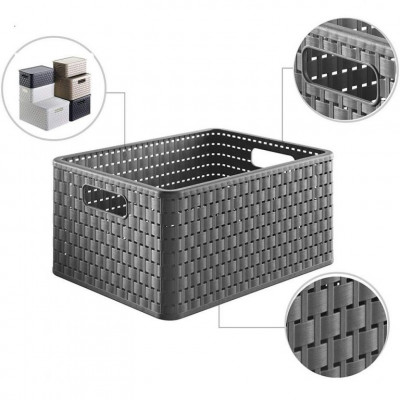 ROTHO country box A4 / 18 l - antracit