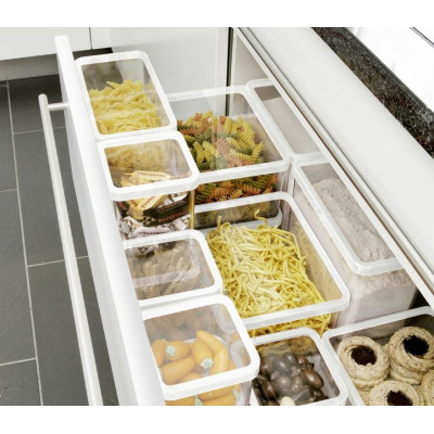 LOFT dóza na potraviny, transparentná, plast, 1 l