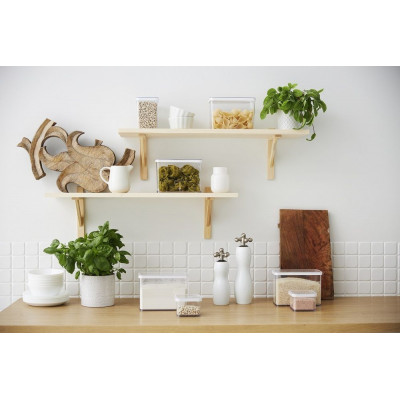 LOFT dóza na potraviny, transparentná, plast, 2,1 l