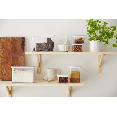 LOFT dóza na potraviny, transparentná, plast, 2,1 l