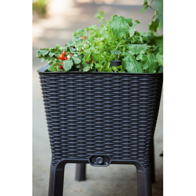 Kvetináč EASY GROW - antracit