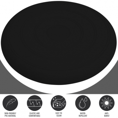 Gorilla Sports Balančná podložka, čierna