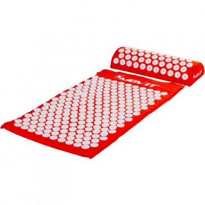 Akupresúrna podložka s vankúšom MOVIT 75 x 44 cm - oranžová