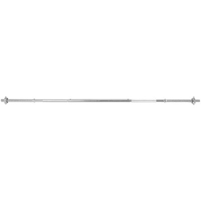 Physionics činková chrómovaná ty, 120 cm + hviezdicové zámky