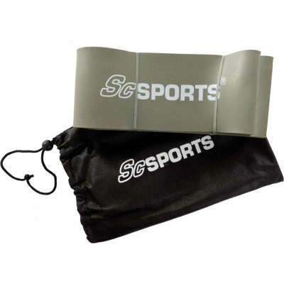 ScSPORTS posilňovacia guma, 200 cm, sivá