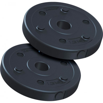 ScSPORTS Sada záťažových kotúčov, 2 x 1,25 kg