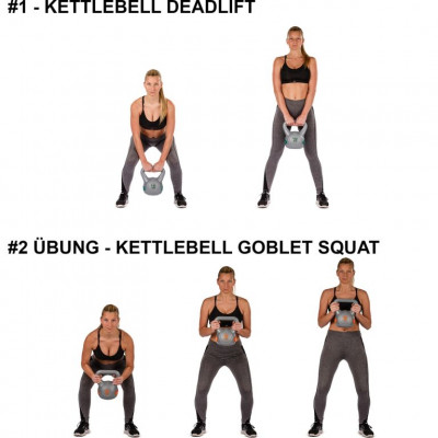 Kettlebell činka MOVIT - 12 kg