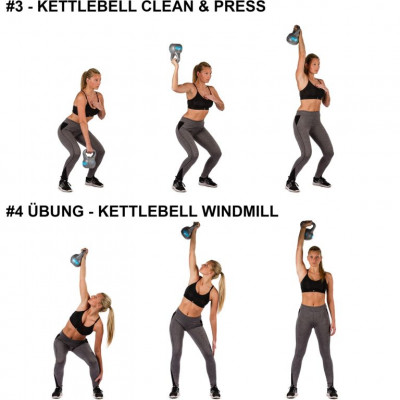Kettlebell činka MOVIT - 12 kg