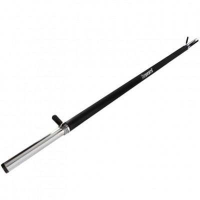 Posilňovacia tyč s penovým madlom, 120 cm, pružinové uzávery