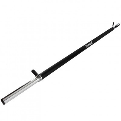 Posilňovacia tyč s penovým madlom, 120 cm, pružinové uzávery