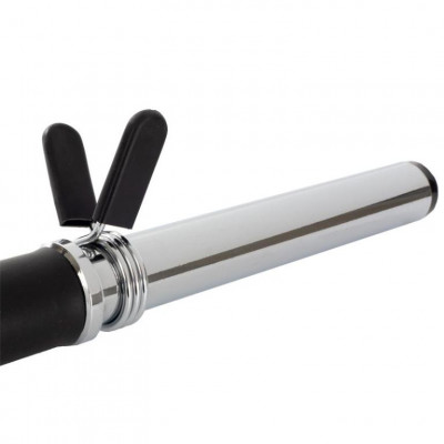 Posilňovacia tyč s penovým madlom, 120 cm, pružinové uzávery