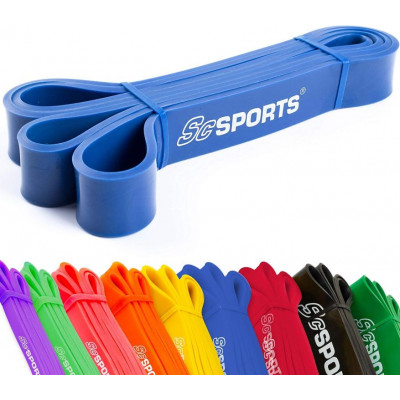 SC SPORTS fitness guma, modrá