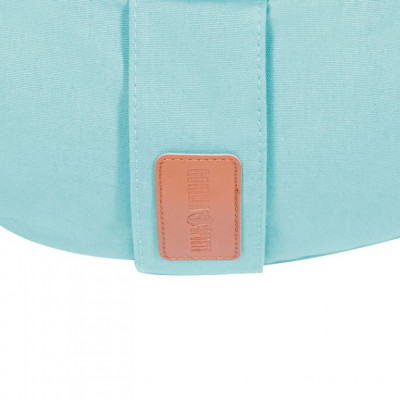 Gorilla Sports vankúš na jogu polmesiac, svetlo modrý