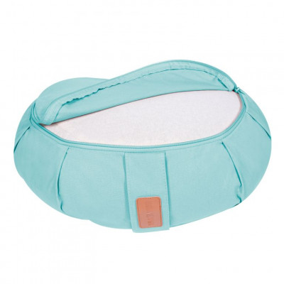 Gorilla Sports vankúš na jogu polmesiac, svetlo modrý