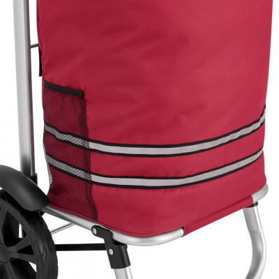 Nákupný vozík 3 v 1 – objem 56 l, červený