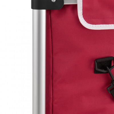 Nákupný vozík 3 v 1 – objem 56 l, červený