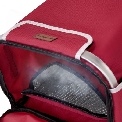 Nákupný vozík 3 v 1 – objem 56 l, červený