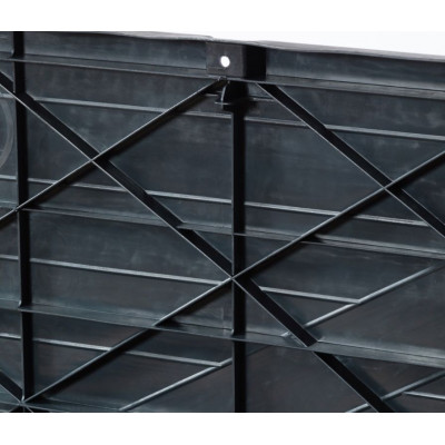 WOOD záhradný plastový úložný box 420 L, grafit