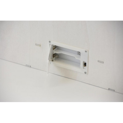 Drevený adventný kalendár s lesným motívom, 7 LED diód