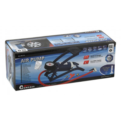 Hustilka nožná s manometrom jednopiestová