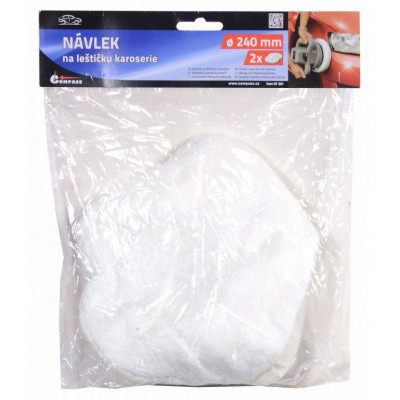 COMPASS Návleky k leštičke 240 mm, 2 ks