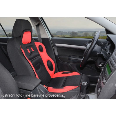 Poťah sedadla Race - univerzálny, čierno / žltý