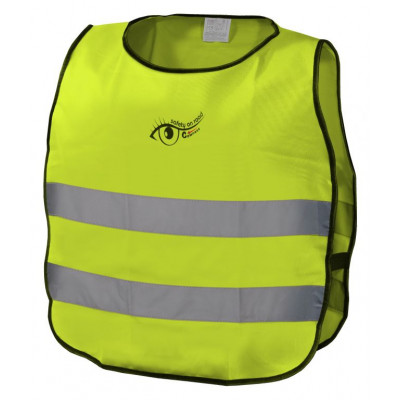Výstražná detská vesta S.O.R. - 53 cm, žltá