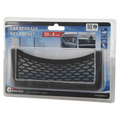 Organizér so sieťkou, nalepovací - 20 x 8 cm