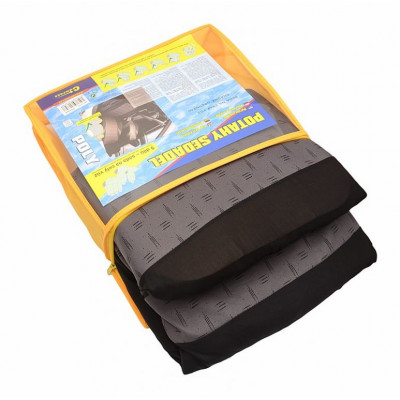 Poťahy sedadiel POLY - 9 ks, šedé