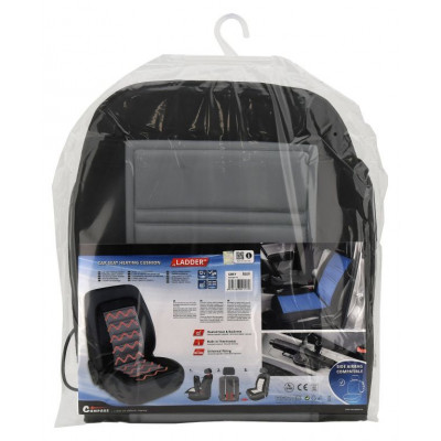 Poťah sedadla vyhrievaný LADDER s termostatom - 12V, šedý