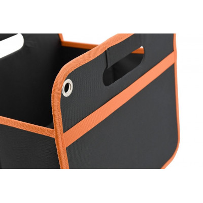 Organizér do kufra - 32 x 29 cm, čierny / oranžový