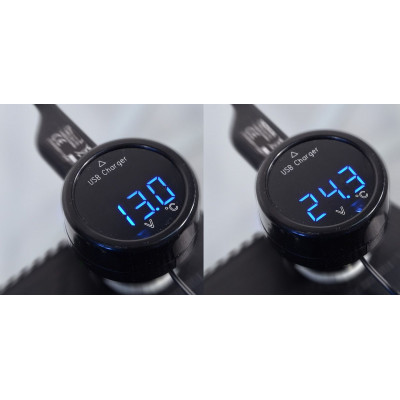 Multifunkčný konektor - USB, voltmeter, teplomer