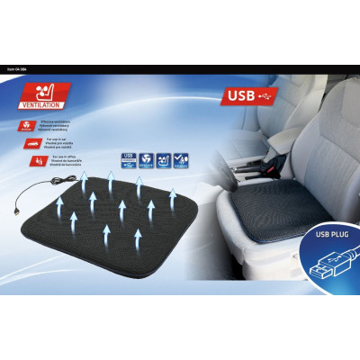 Podsedák s ventiláciou, USB, 5V, 44 x 42 cm