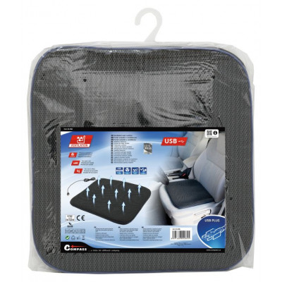 Podsedák s ventiláciou, USB, 5V, 44 x 42 cm