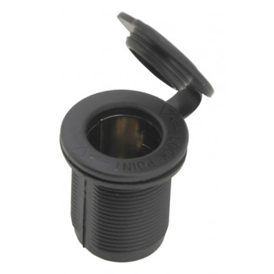 Zásuvka s krytom - 12 / 24 V