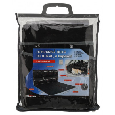 Deka ochranná do kufra s vreckami - 110 x 100 x 50 cm