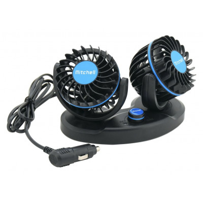 Ventilátor MITCHELL DUO na palubnú dosku - 12 V
