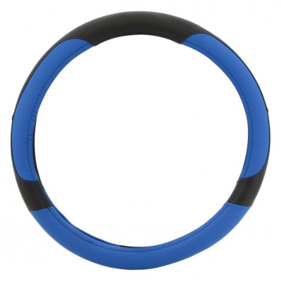 Poťah na volant COLOR LINE - modro / čierný