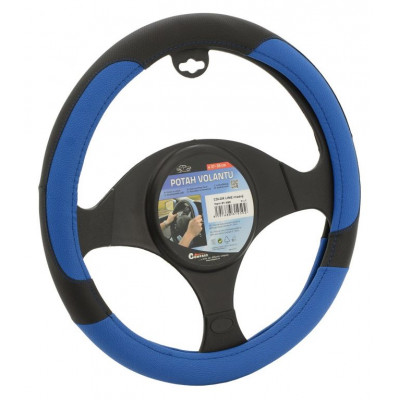 Poťah na volant COLOR LINE - modro / čierný