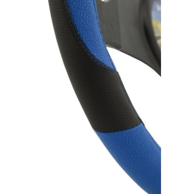 Poťah na volant COLOR LINE - modro / čierný