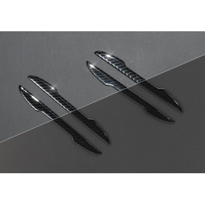COMPASS chránič dverí samolepiaci CARBON, 4 ks