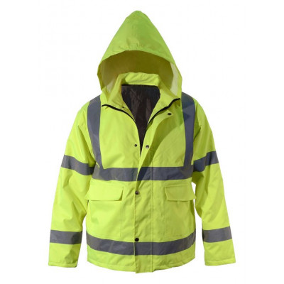 Reflexná bunda s kapucňou - XL