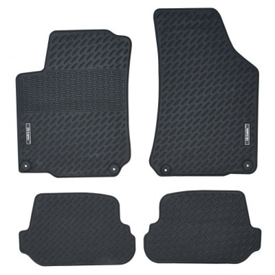 Koberce gumené s fixáciou Perfect Fit P1, súprava 4 kusov