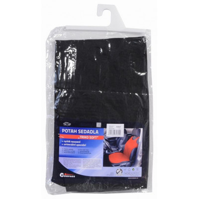 Autopoťah TRIKO SOFT predný - 1 ks, čierny