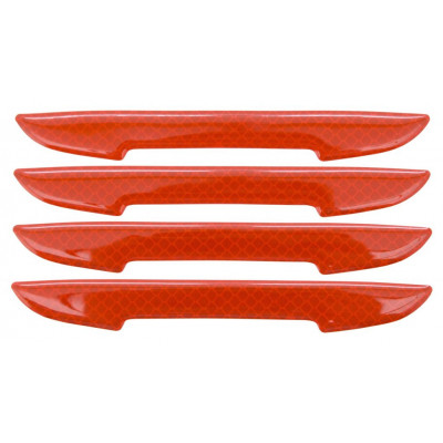 COMPASS chránič dverí samolepiaci DELTA červený, 4 ks