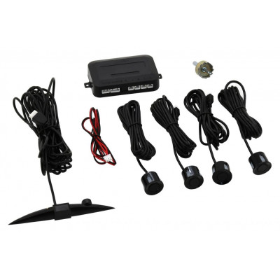 Parkovací asistent s kabelážou, 4 senzory, LED display