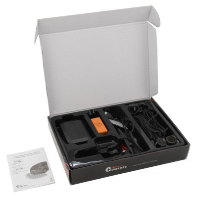 Parkovací asistent s kabelážou, 4 senzory, LED display